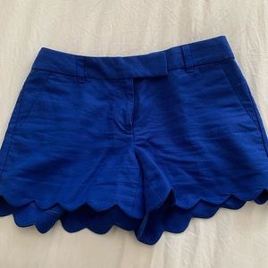 J Crew scalloped shorts